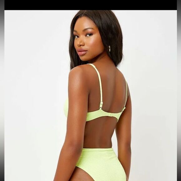 Frankie's Bikinis High Waisted Grotto high waisted bikini bottoms in Sundance - Picture 5 of 11